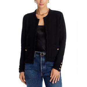 NWT Aqua Black Cardigan Sweater small